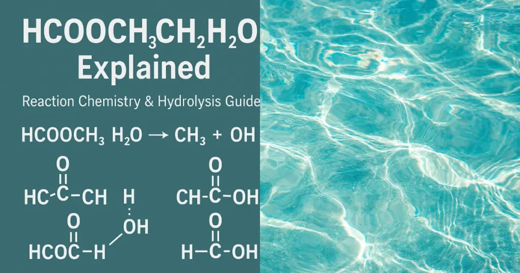 HCOOCH CH2 H2O