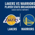 Lakers vs Warriors Player Stats