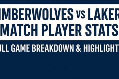 Timberwolves vs Lakers Match Player Stats