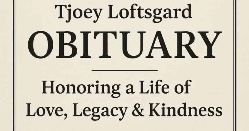 Tjoey Loftsgard Obituary